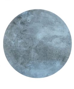 28 cm Flat Coupe Plate – Fairfaced Concrete Bright