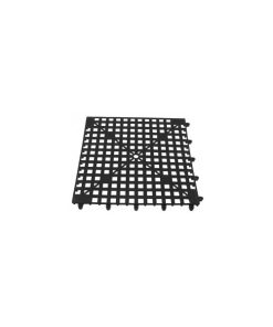 Interlocking Bar Shelf Tile Black 33x33cm
