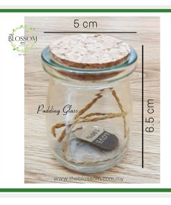 Pudding glass with wooden insert (100 ml)